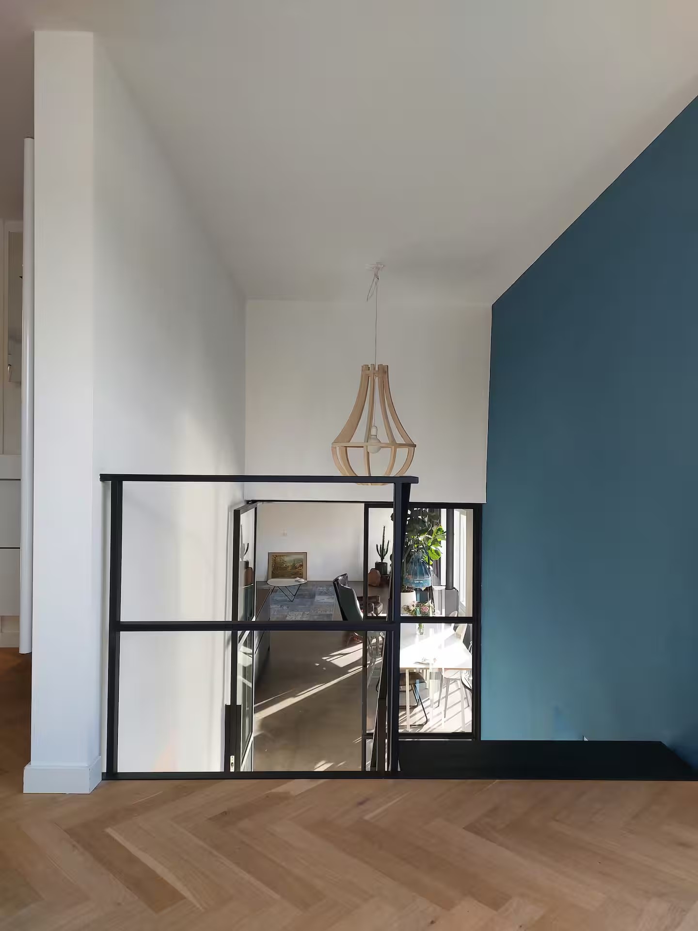 Stalen trap en architectuur